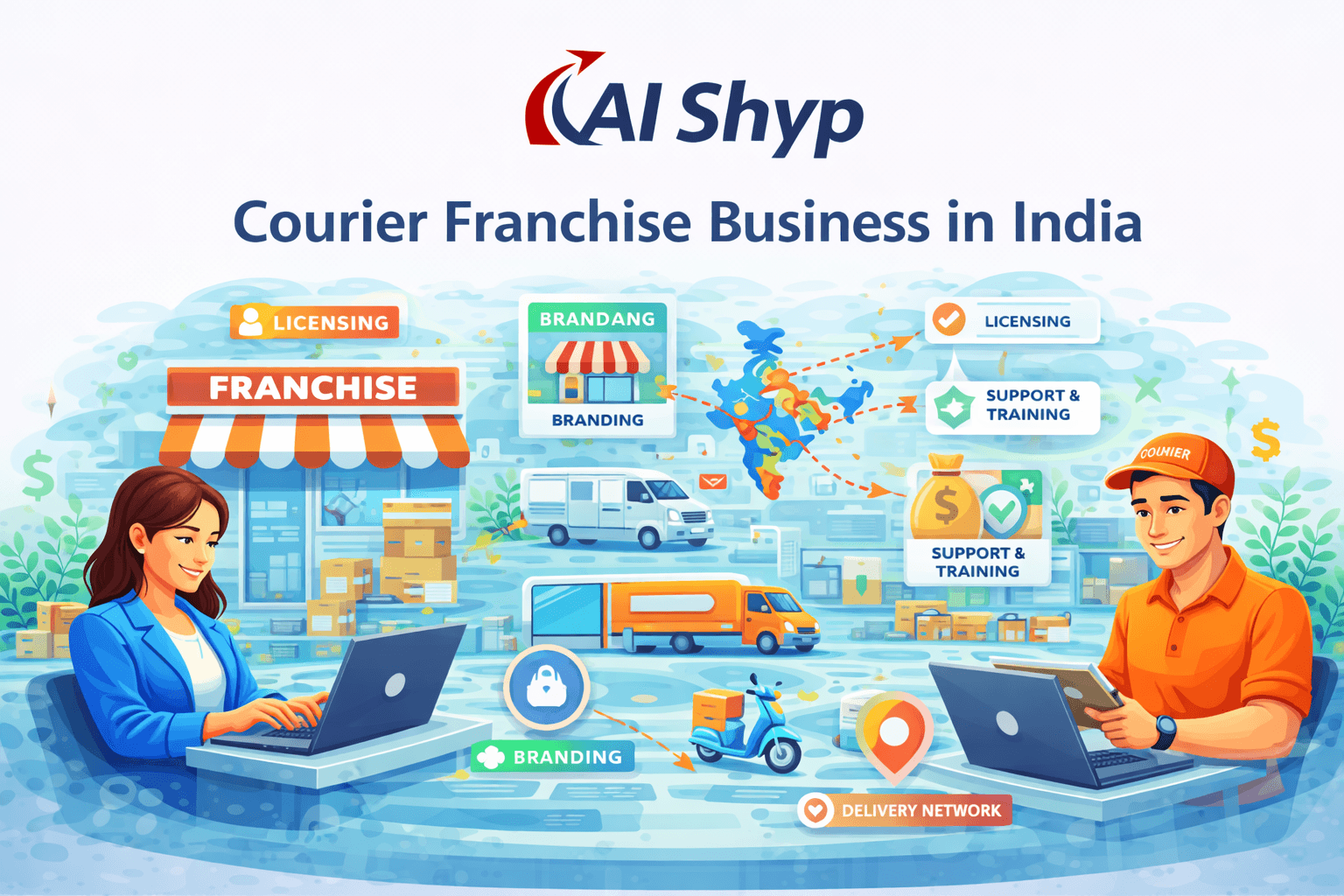 How to Start a Courier Franchise Business in India