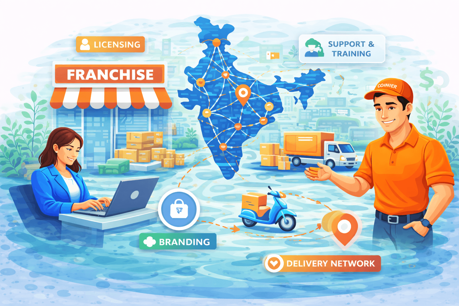 What is a Franchise-Driven Shipping Aggregator Platform?