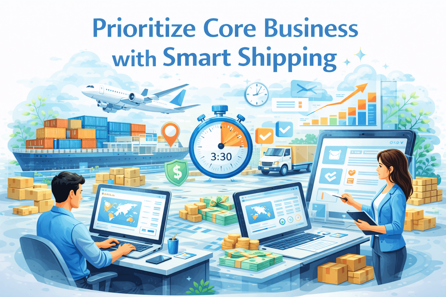 Shipping automation visual