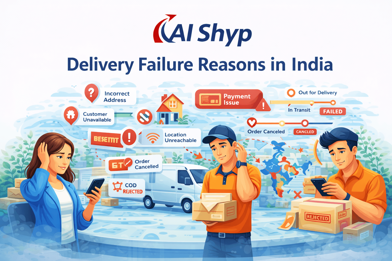 Top 7 Reasons for Delivery Failure in India