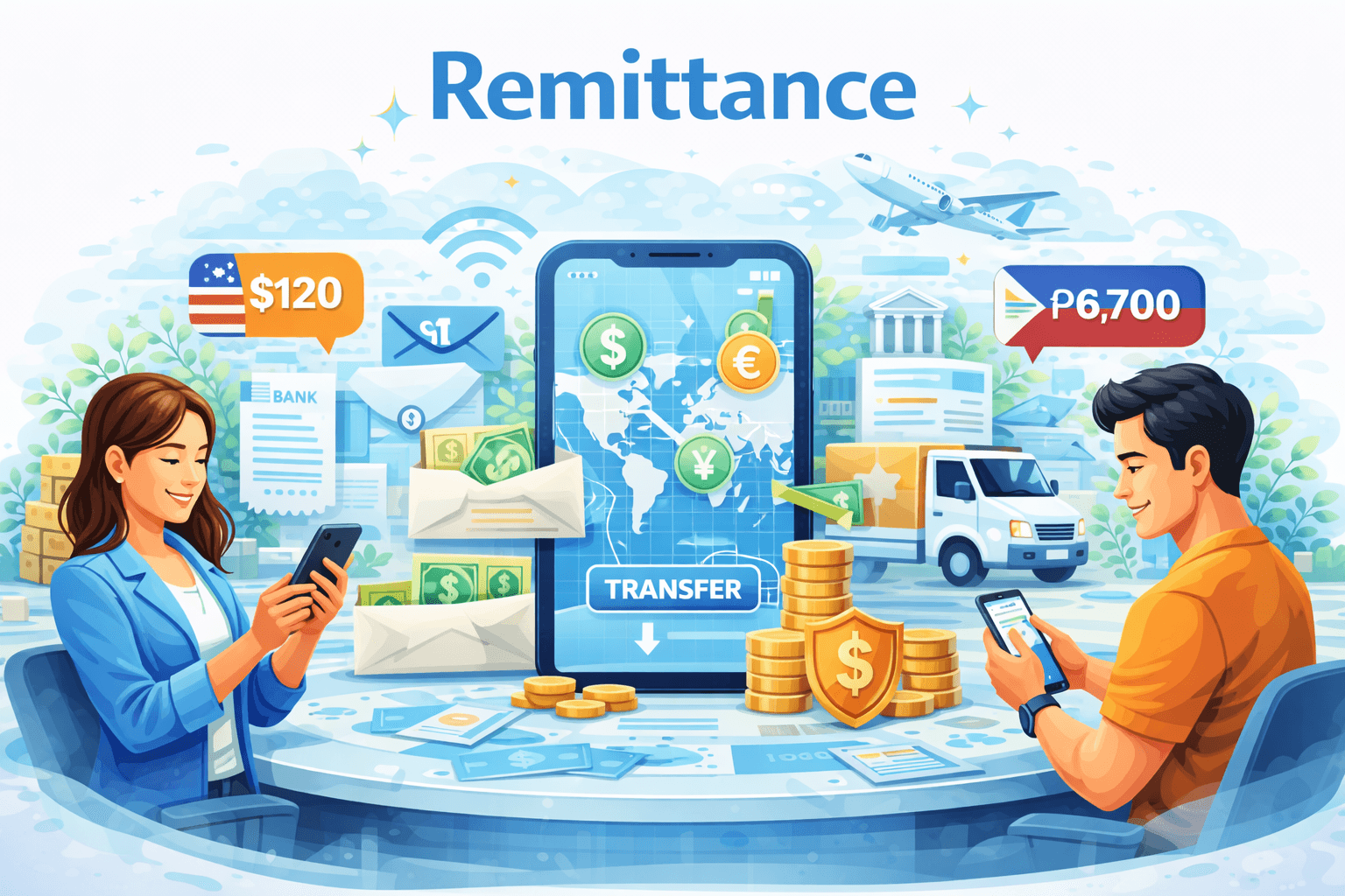 Remittance preview